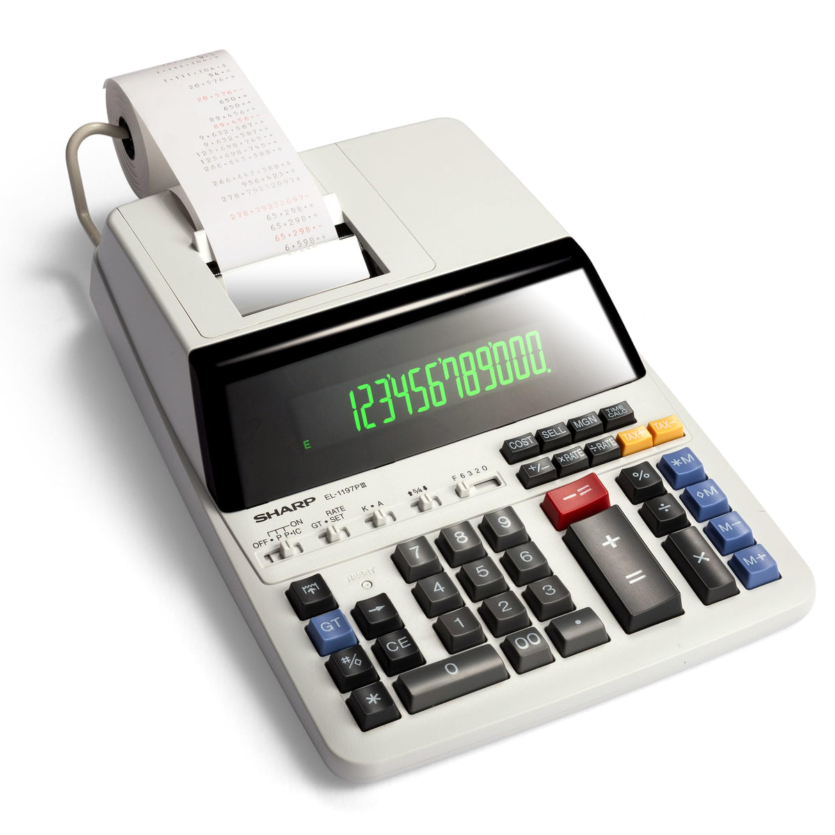 Sharp Calculator EL1197PIII, 8 5/8 x 12 7/8