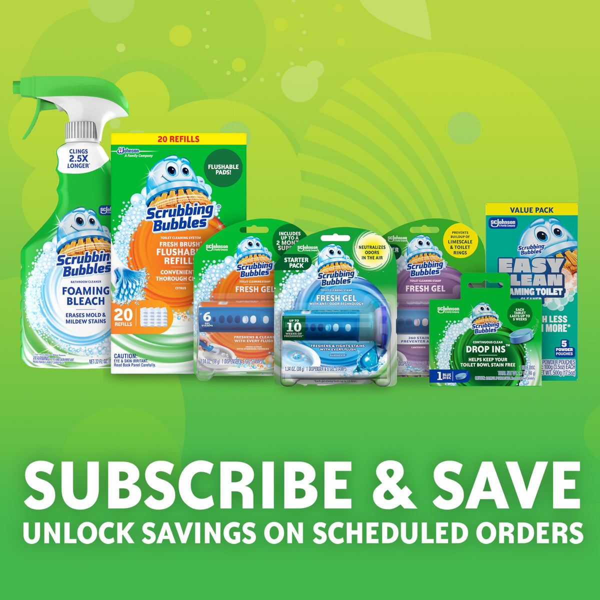 Scrubbing Bubbles Cleaning Agent 025700711961, 5 Count – view 8