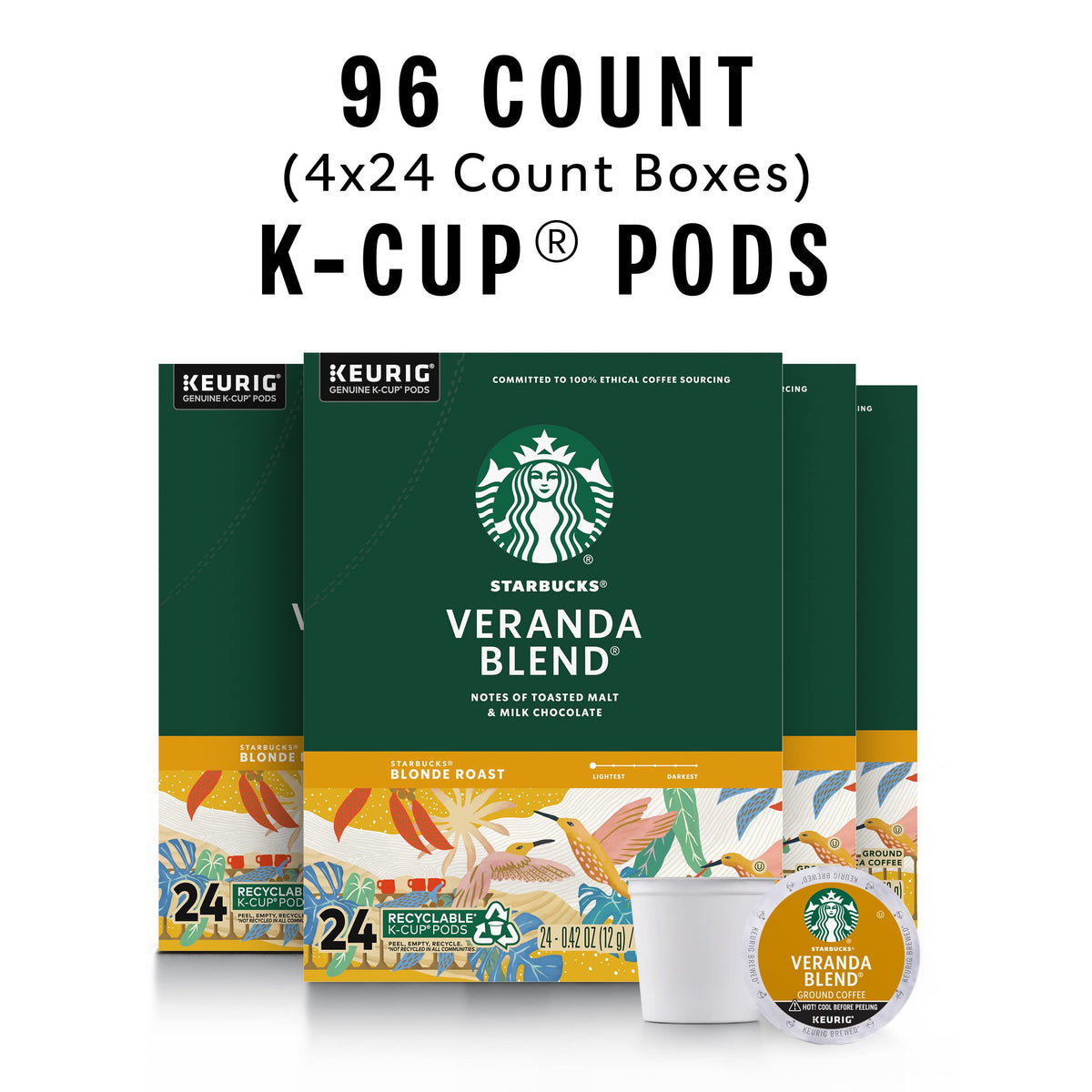 Starbucks Coffee CAJ-110, 24 Count (Pack of 4), 96 Count – view 2