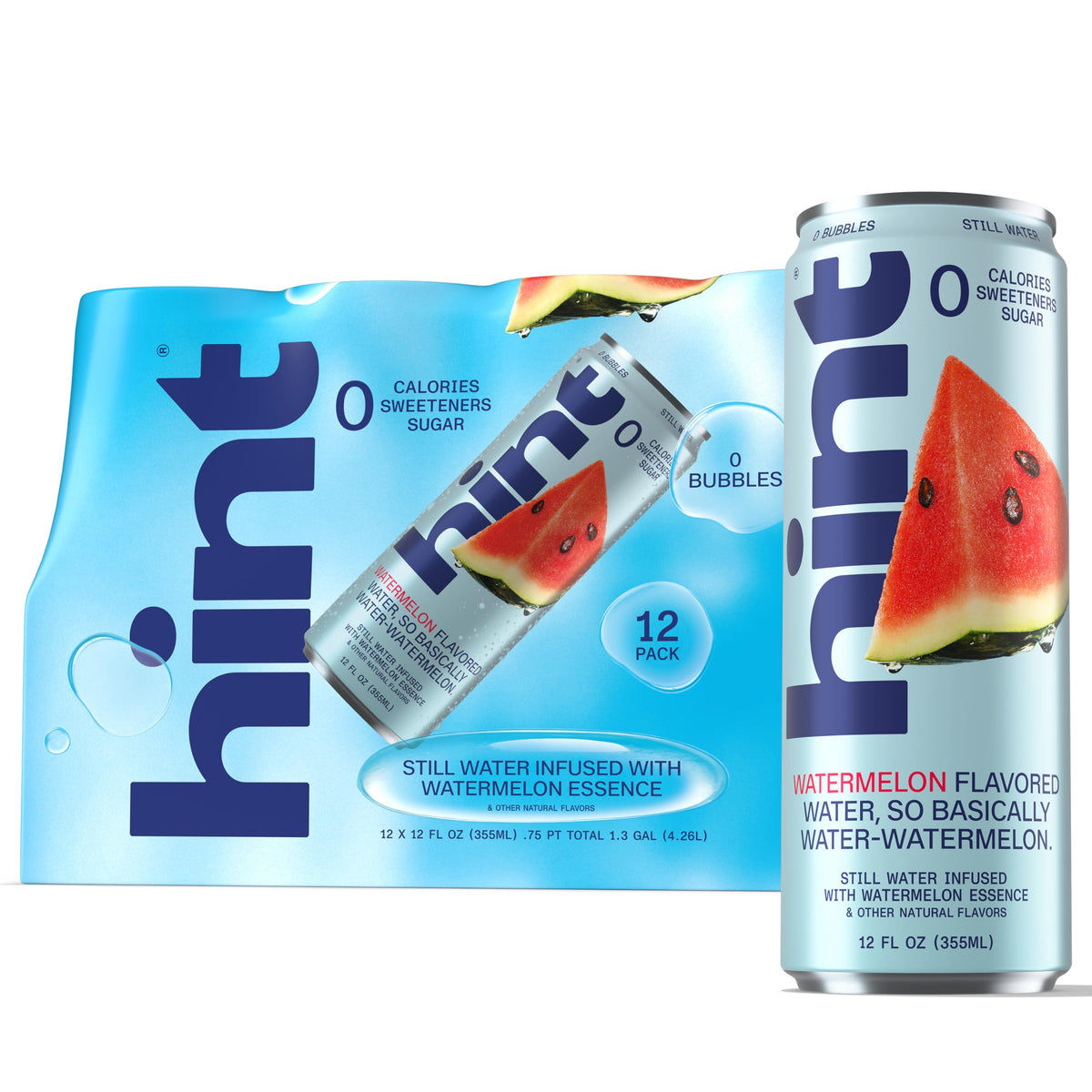 Hint Water, 12 Fl Oz (Pack of 12)
