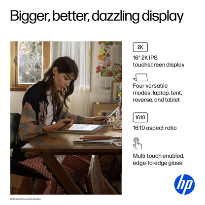 HP Notebook Computer B6JG7UA#ABA, 16GB RAM | 512GB SSD – view 4