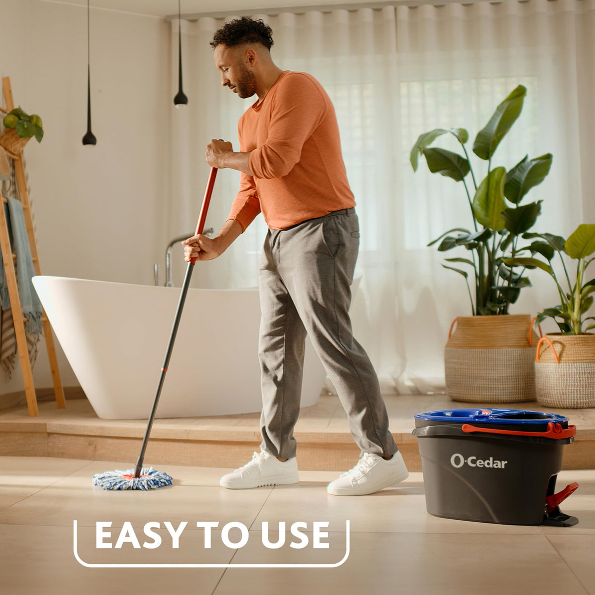 O-Cedar Mop Bucket Set 169453, RinseClean – view 5