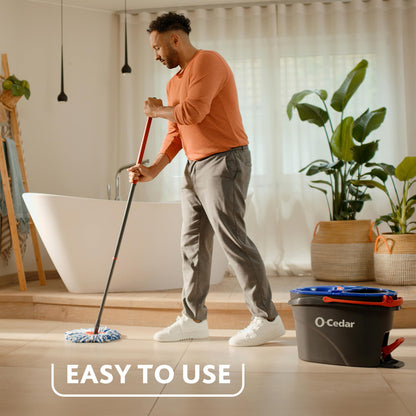 O-Cedar Mop Bucket Set 169453, RinseClean – view 5
