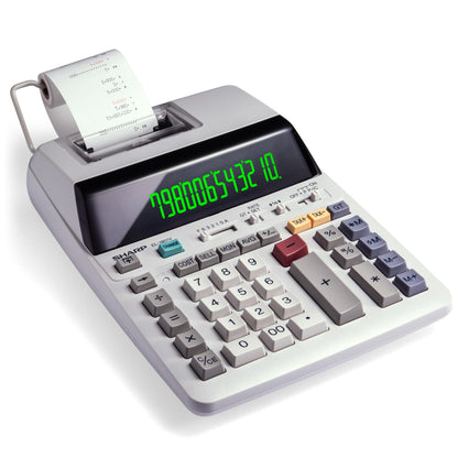 Sharp Calculator EL-1801V, 7.6 x 10.1 x 2.5 in