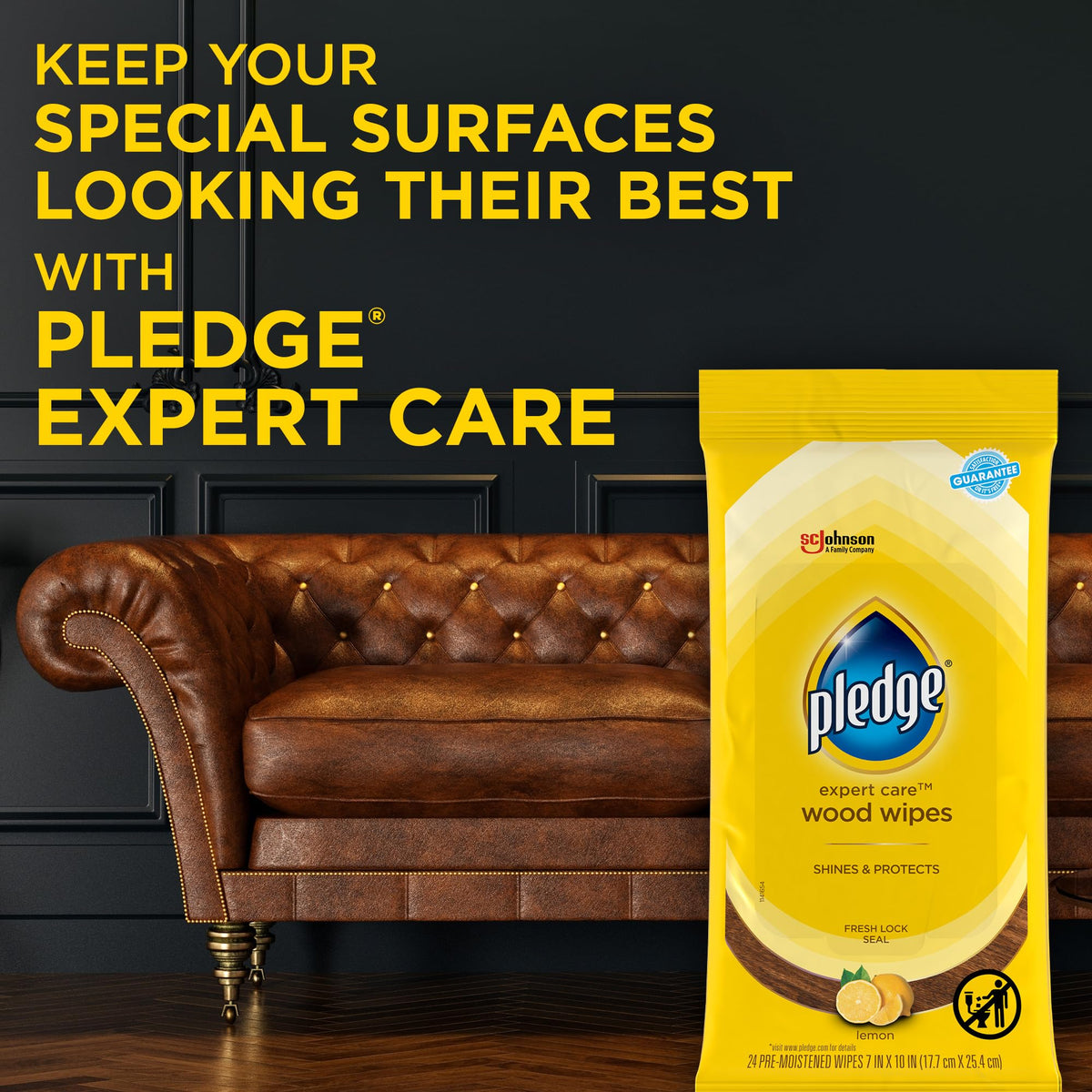 Pledge Surface Cleaning Wipe B005177XBG, 24 Count – view 8