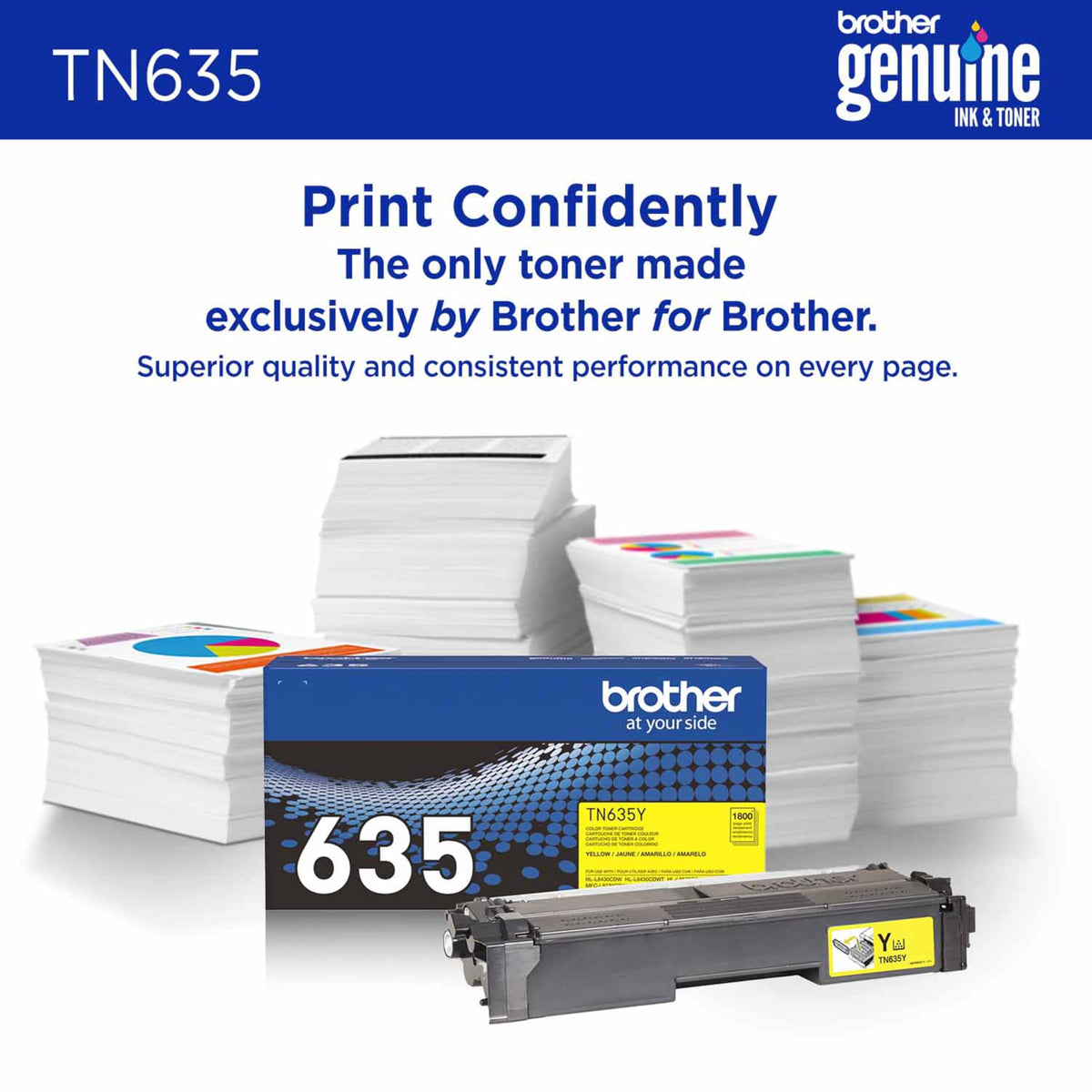 Brother Laser Printer Toner TN635Y, Standard Yield – view 5