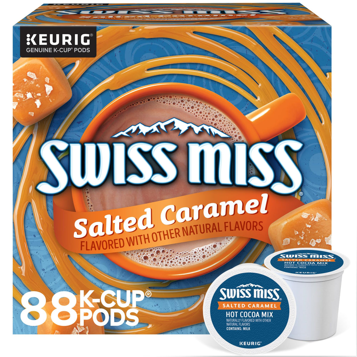 Swiss Miss Flavored Drink Concentrate, 22 Count (Pack of 4)