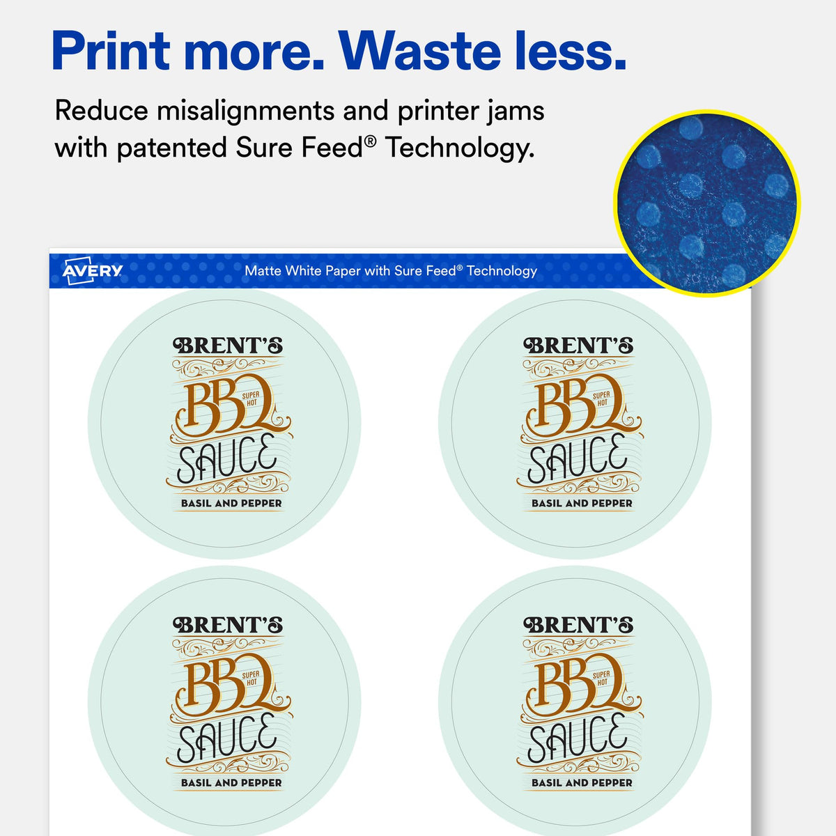 Avery Label 94513-WMP25, 3" Diameter, 150 Count – view 5
