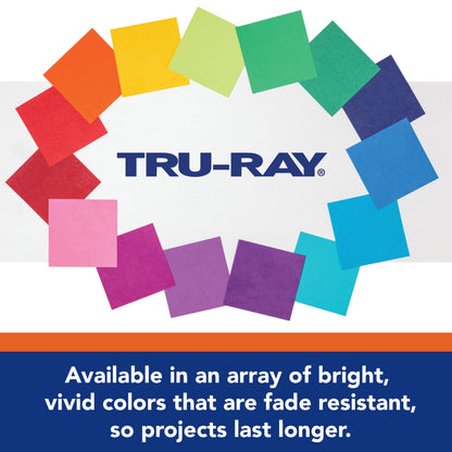 Tru-Ray Art Media Paper 103031, 9 x 12 in, 50 Count, Sky Blue – view 2