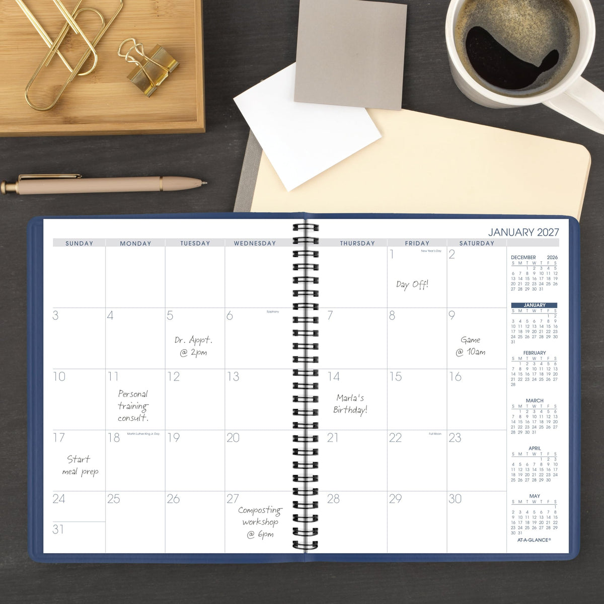 AT-A-GLANCE Planner 7012420, 7" x 8.75" – view 2