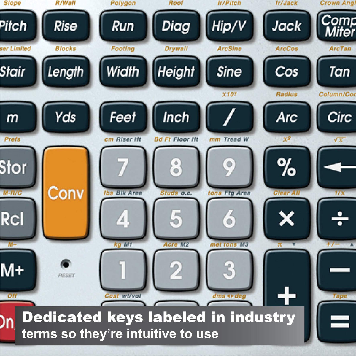 Calculated Industries Calculator 44080, 9 x 6.4 inch – view 4