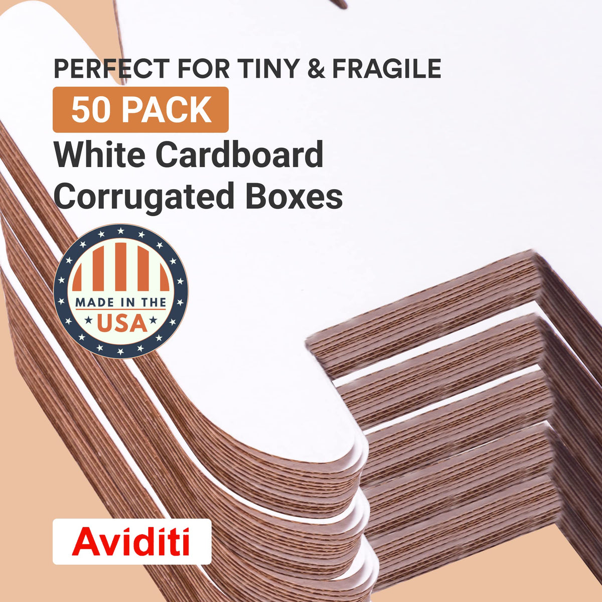 BOX USA Shipping Box M432, 4x3x2, 50 Count – view 3
