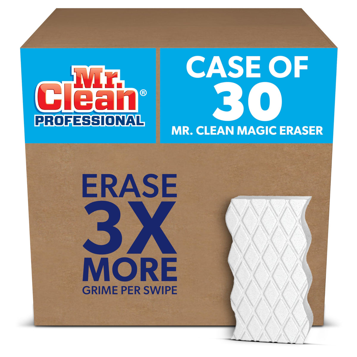Mr.Clean Utility Sponge 16449, 4.60" x 2.40" x 5.40", 30 Count