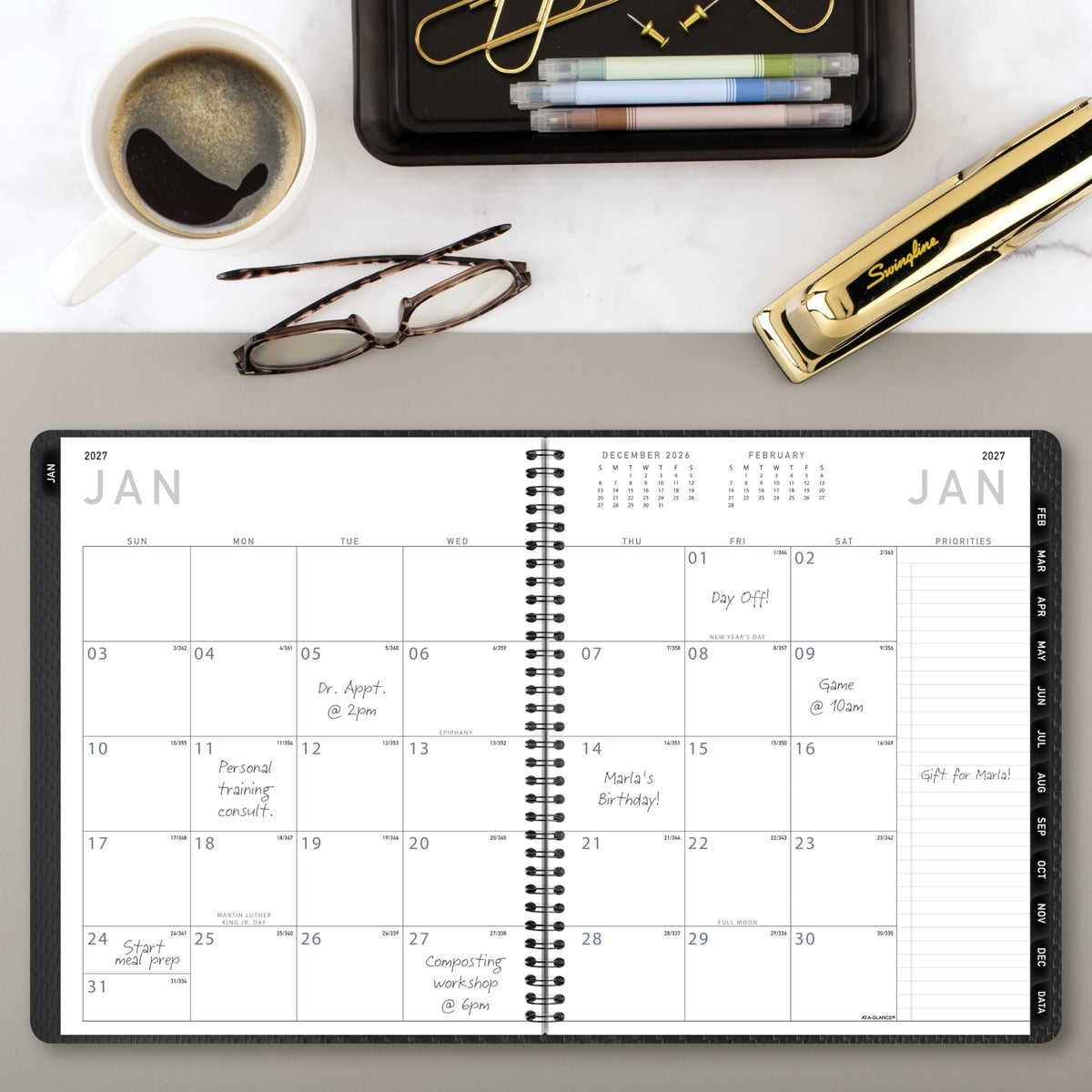 AT-A-GLANCE Planner 70260X45, 9" x 11" – view 2
