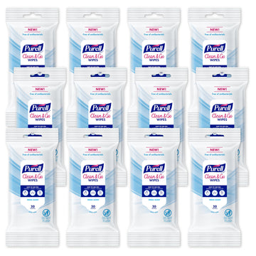 Purell Skin Cleaning Wipe 9269-12-CMR, 20 Count (Pack of 12), 240 Count