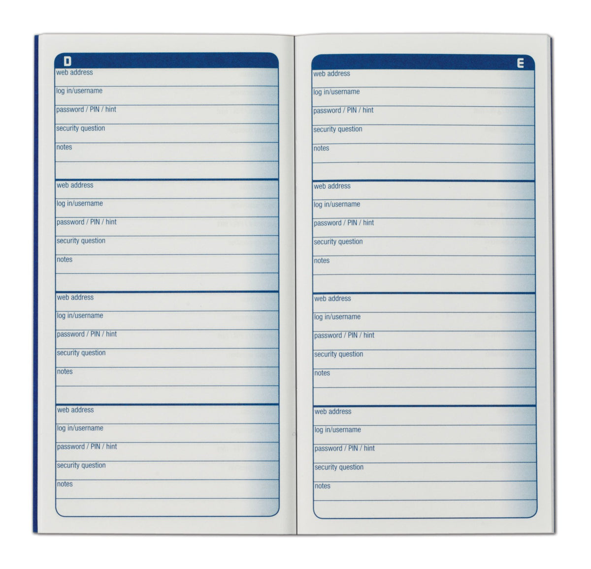 Adams Blank Book APJ99, 1 Count – view 2