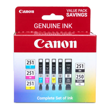Canon Inkjet Printer Ink 6432B011, One Size, 5 Count