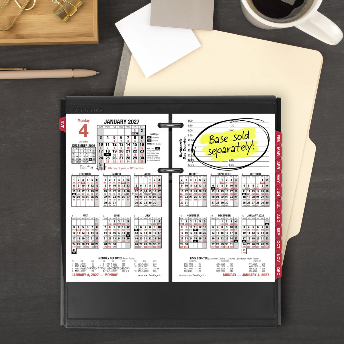 AT-A-GLANCE Calendar E71250, 4.5" x 7.5" – view 2