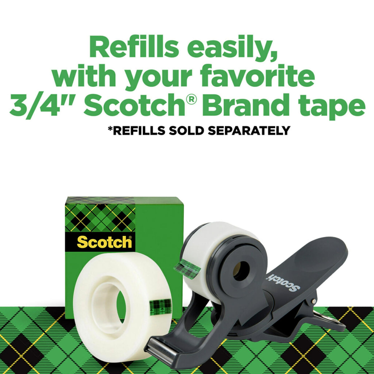 Scotch Tape Label Dispenser C19-CLIP-CCW, 1-Pack – view 7