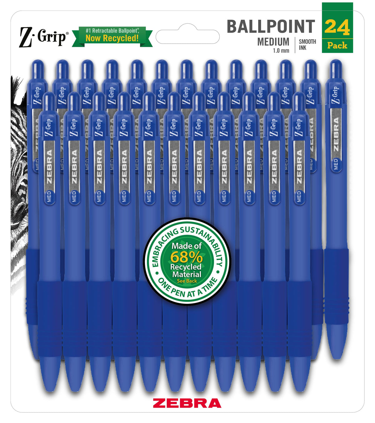Zebra Pen Writing Instrument 20324, 1 Count (Pack of 24)