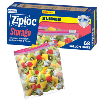 Ziploc Food Storage Bag 316489, 68 Count