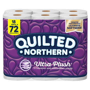 Quilted Northern Toilet Paper 874685, 18 Rolls (284 Sheets each), 5112 Count