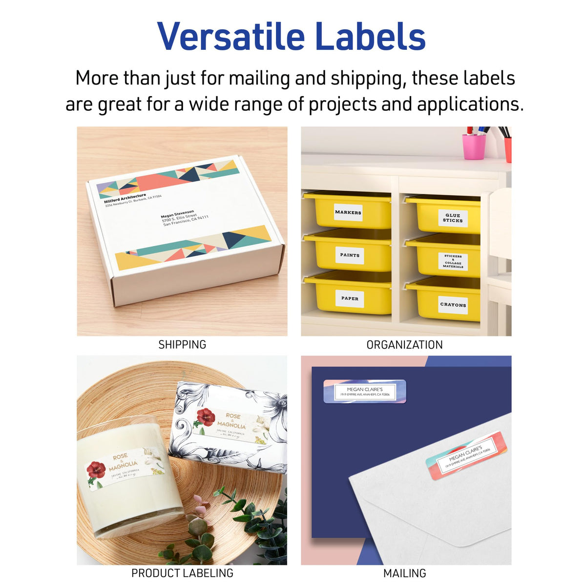 Avery Label 5260, 1" x 2 5/8", 750 Count – view 6