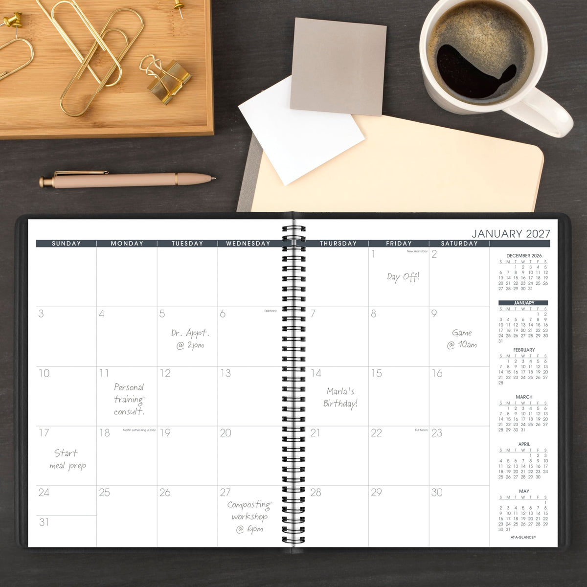 AT-A-GLANCE Planner 7026005, 9" x 11" – view 2