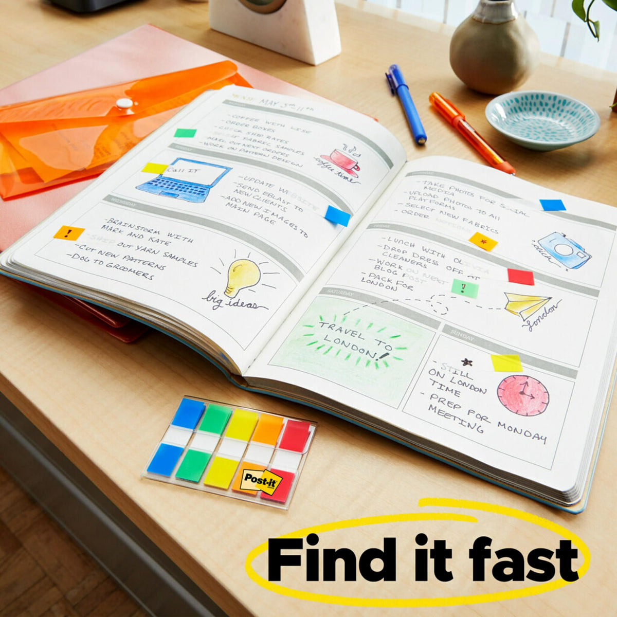Post-it Self Stick Note MMM680PPBGVA, 0.6" x 3.9", 200 Count – view 9