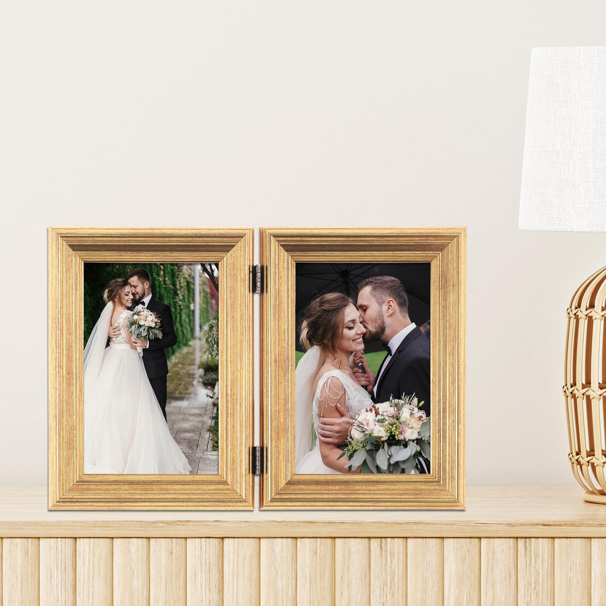 Lawrence Frames Picture Frame 536246D, 4 x 6 in Double – view 6