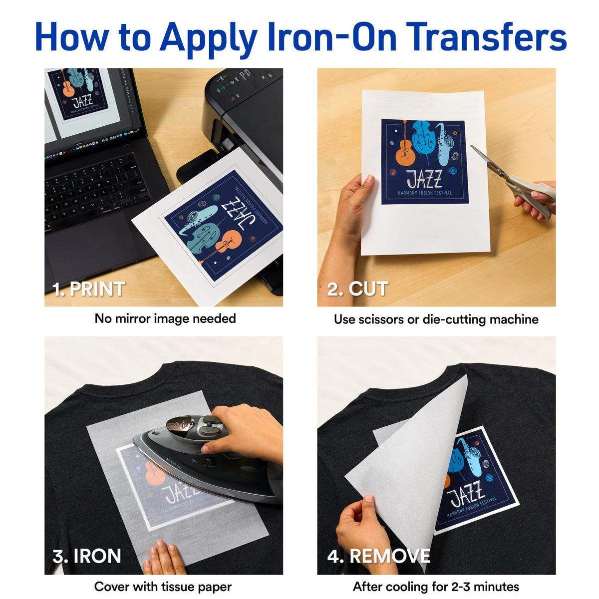 AVERY Iron On Transfer Design 3279, 8.5" x 11" – view 5