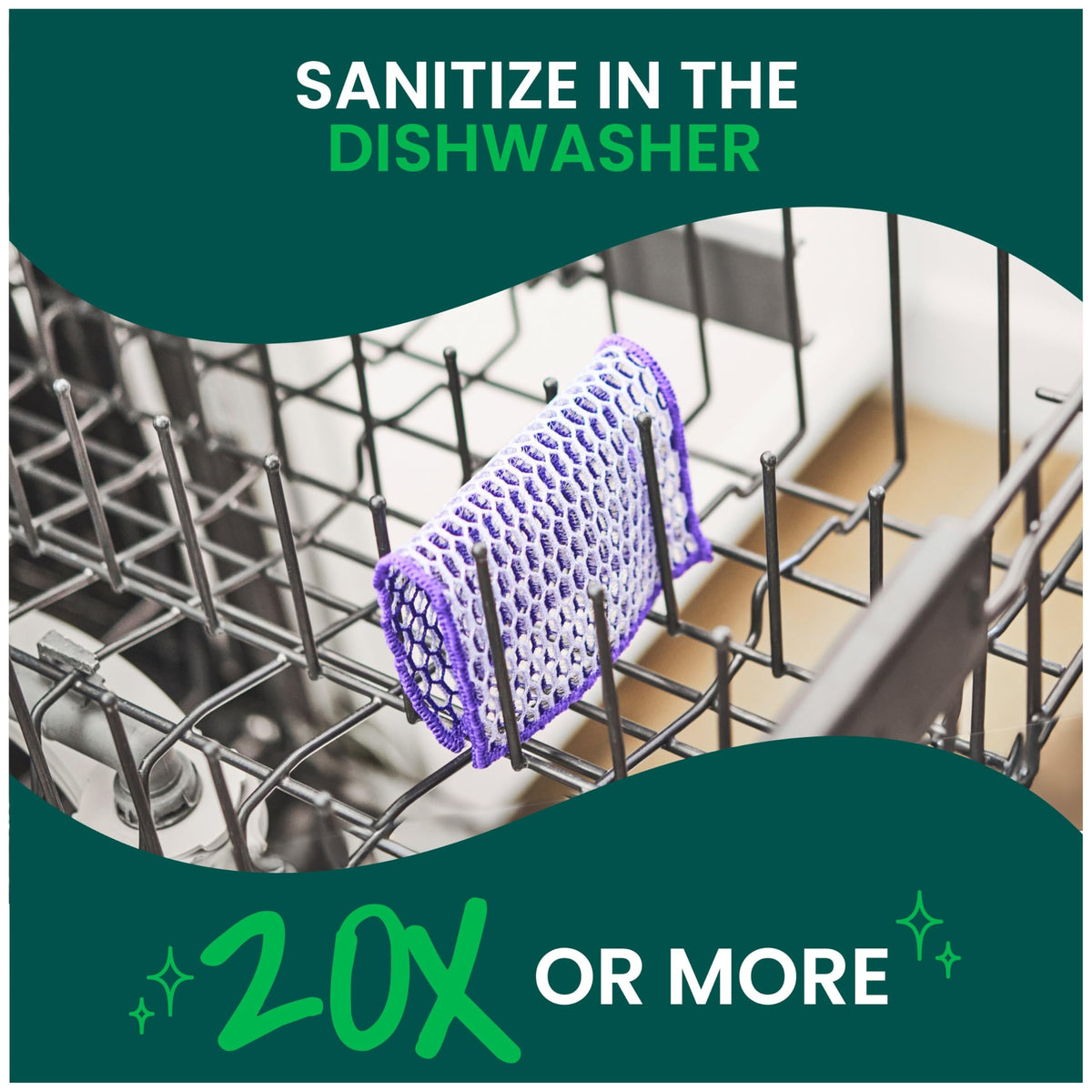 Scotch-Brite Utility Sponge 451A-4, Dishwand – view 7