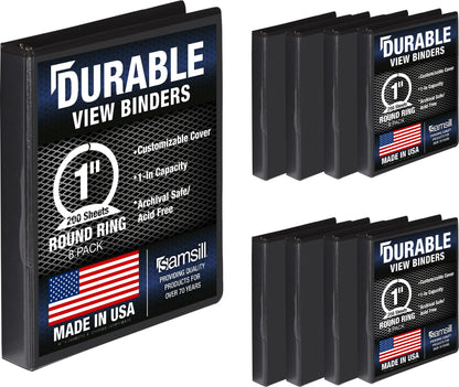 Samsill Storage Binder S88430, 1-Inch, 8 Count