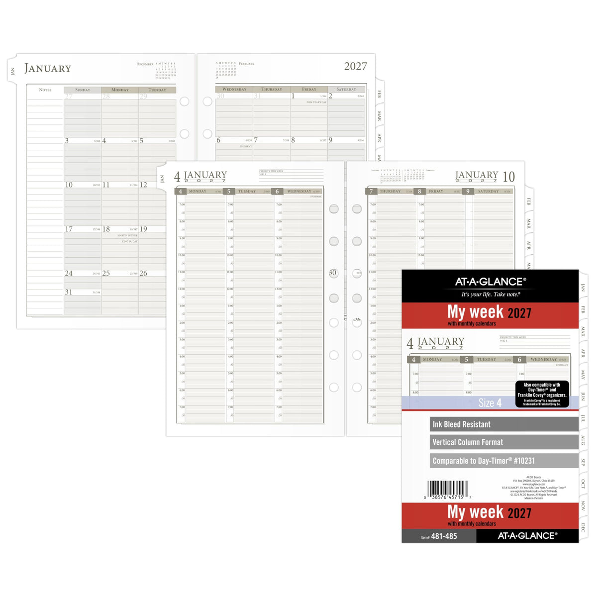 AT-A-GLANCE Planner 481-485, 5.5" x 8.5" – view 5