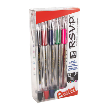 Pentel Writing Instrument BK91PC12M, 12 Count