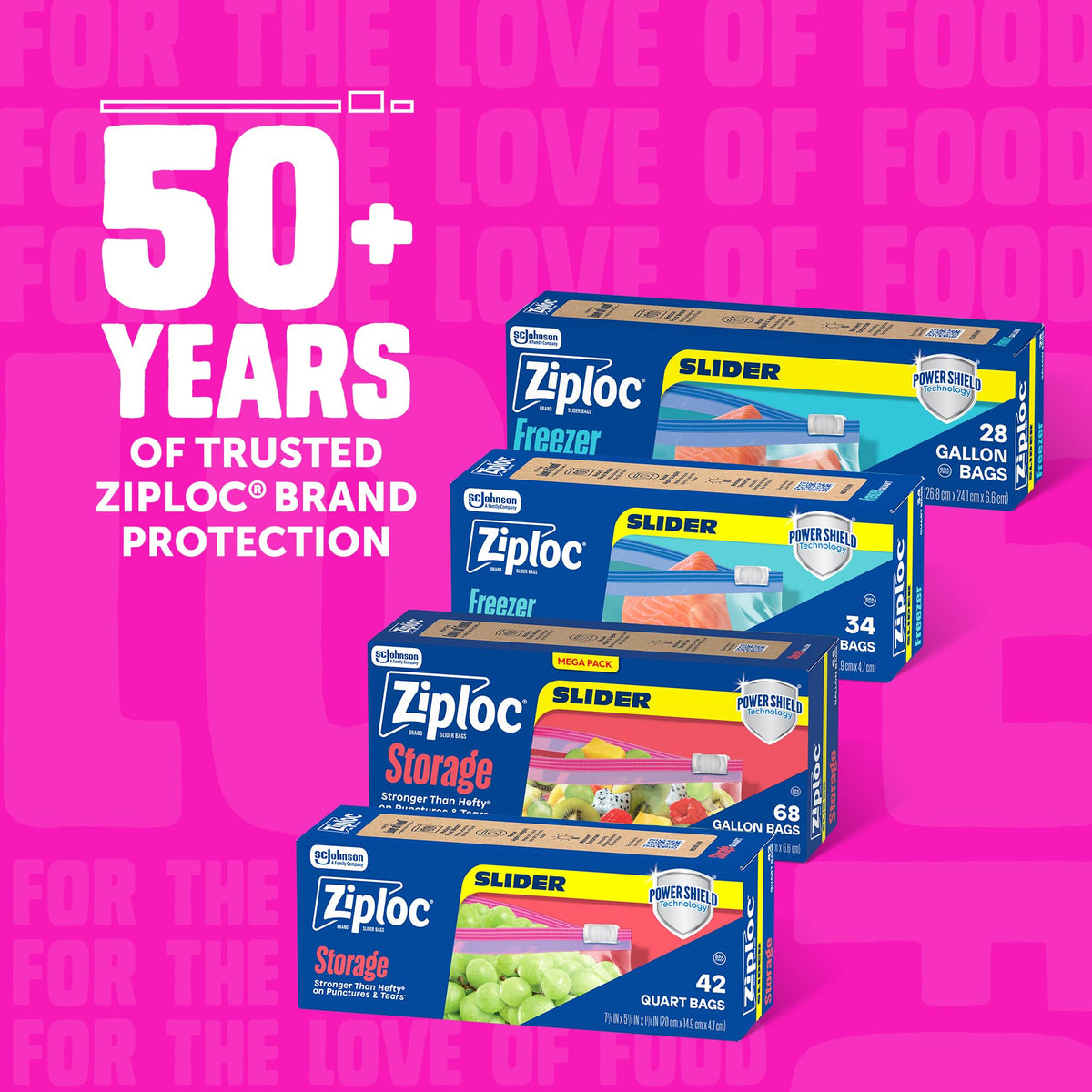 Ziploc Food Storage Bag 316489, 68 Count – view 7