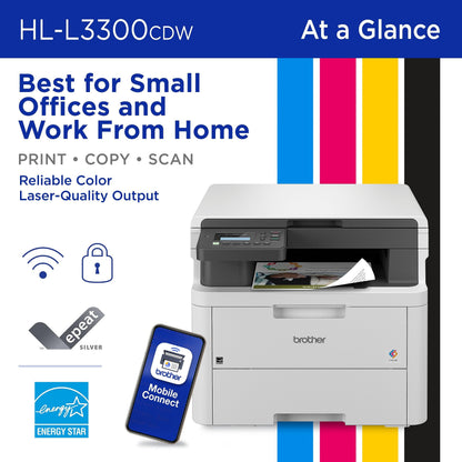 Brother Printer HLL3300CDW, Standard – view 2