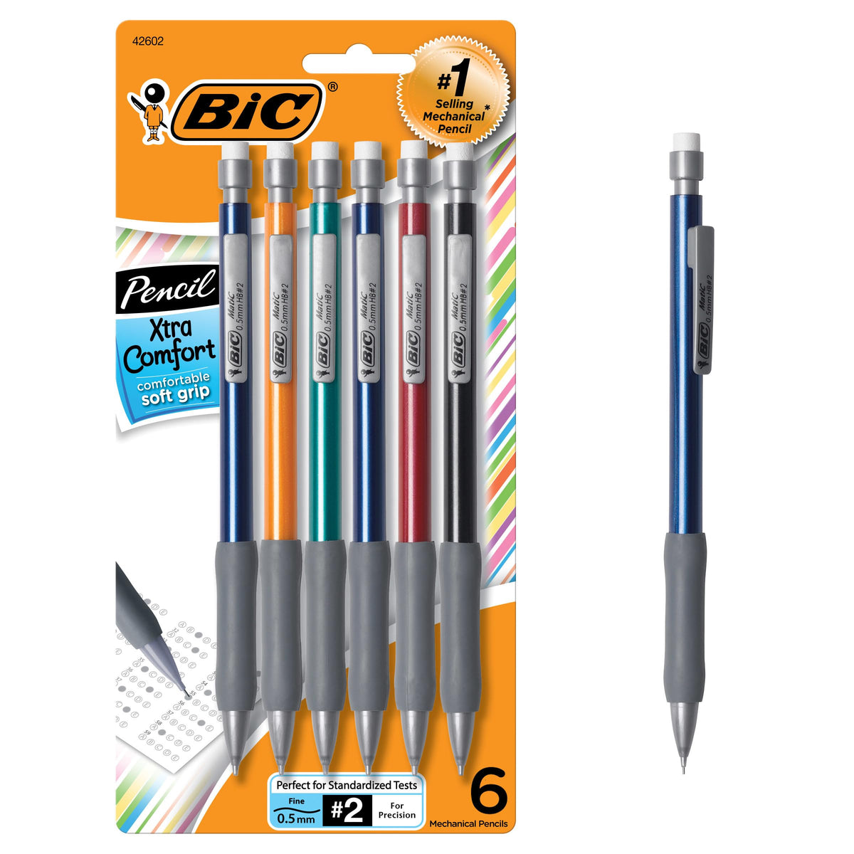 BIC Writing Instrument MPFGP61-BLK, 6 Count