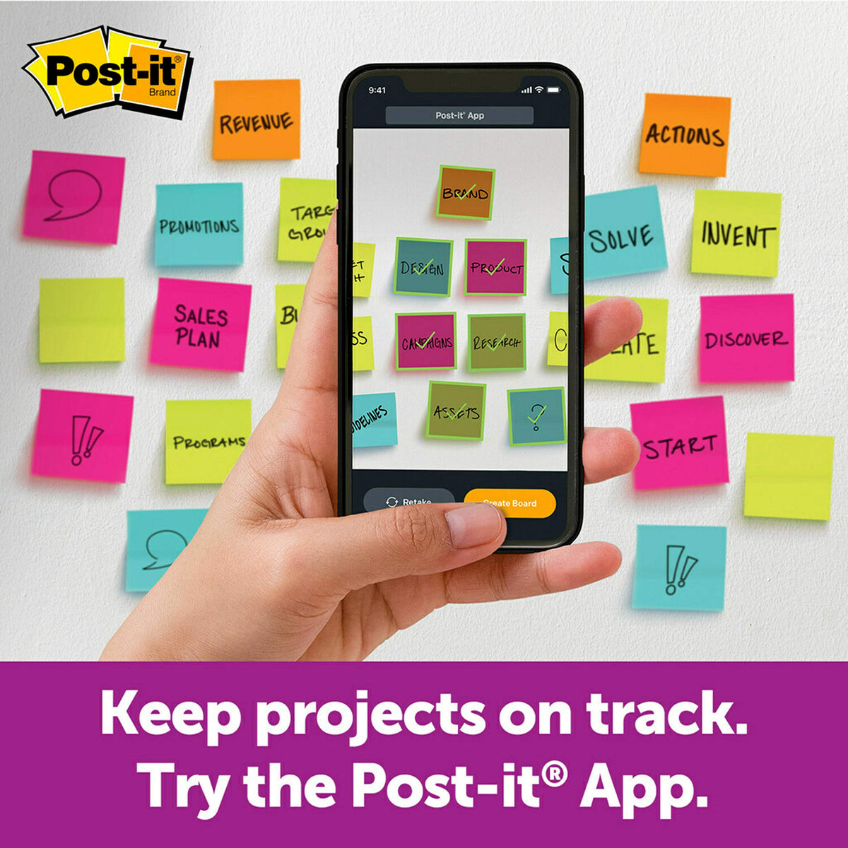 Post-it Self Stick Note BN11, 11 in x 11 in - 1 Pad – view 6