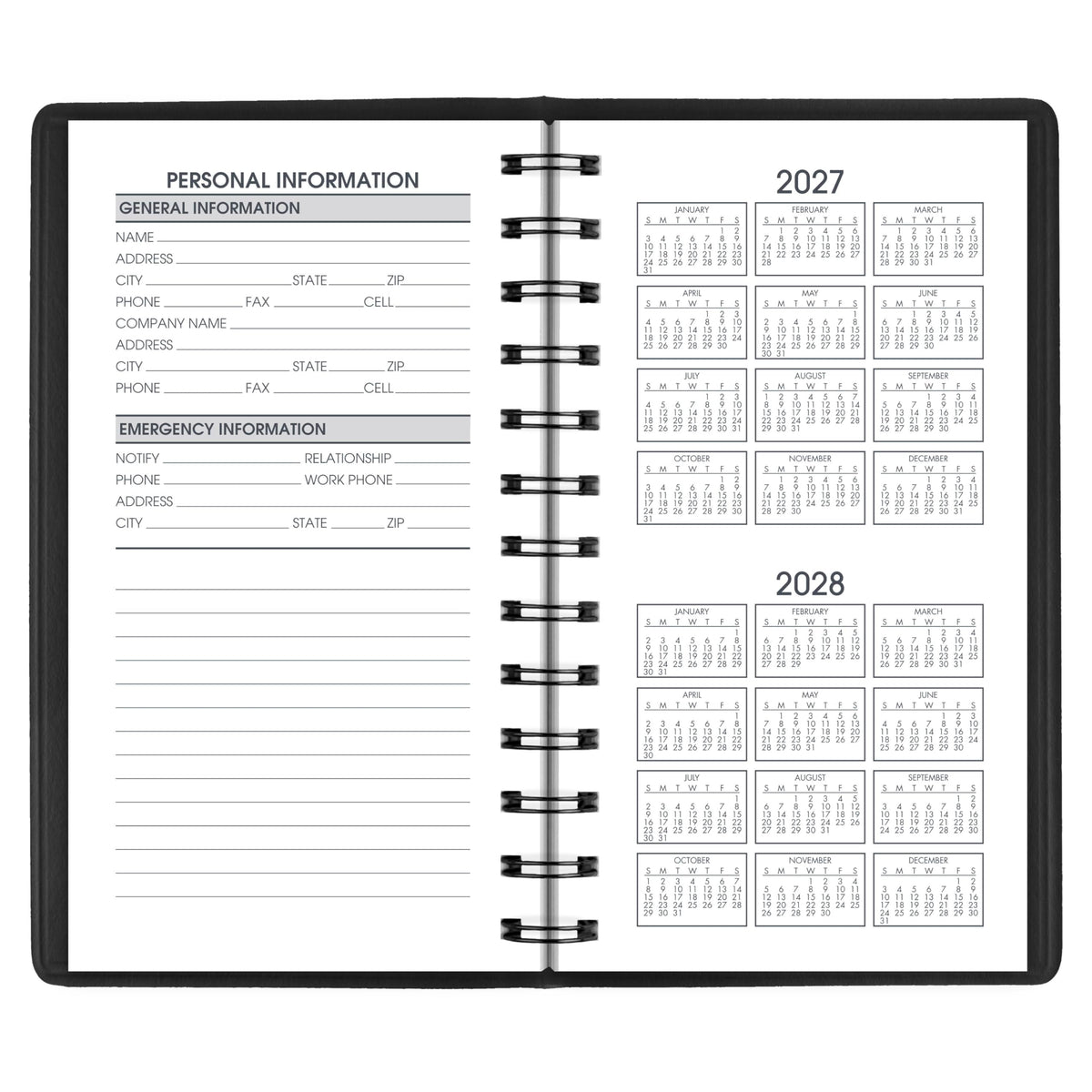 AT-A-GLANCE Planner 7003505, 2.5" x 4.5" – view 6