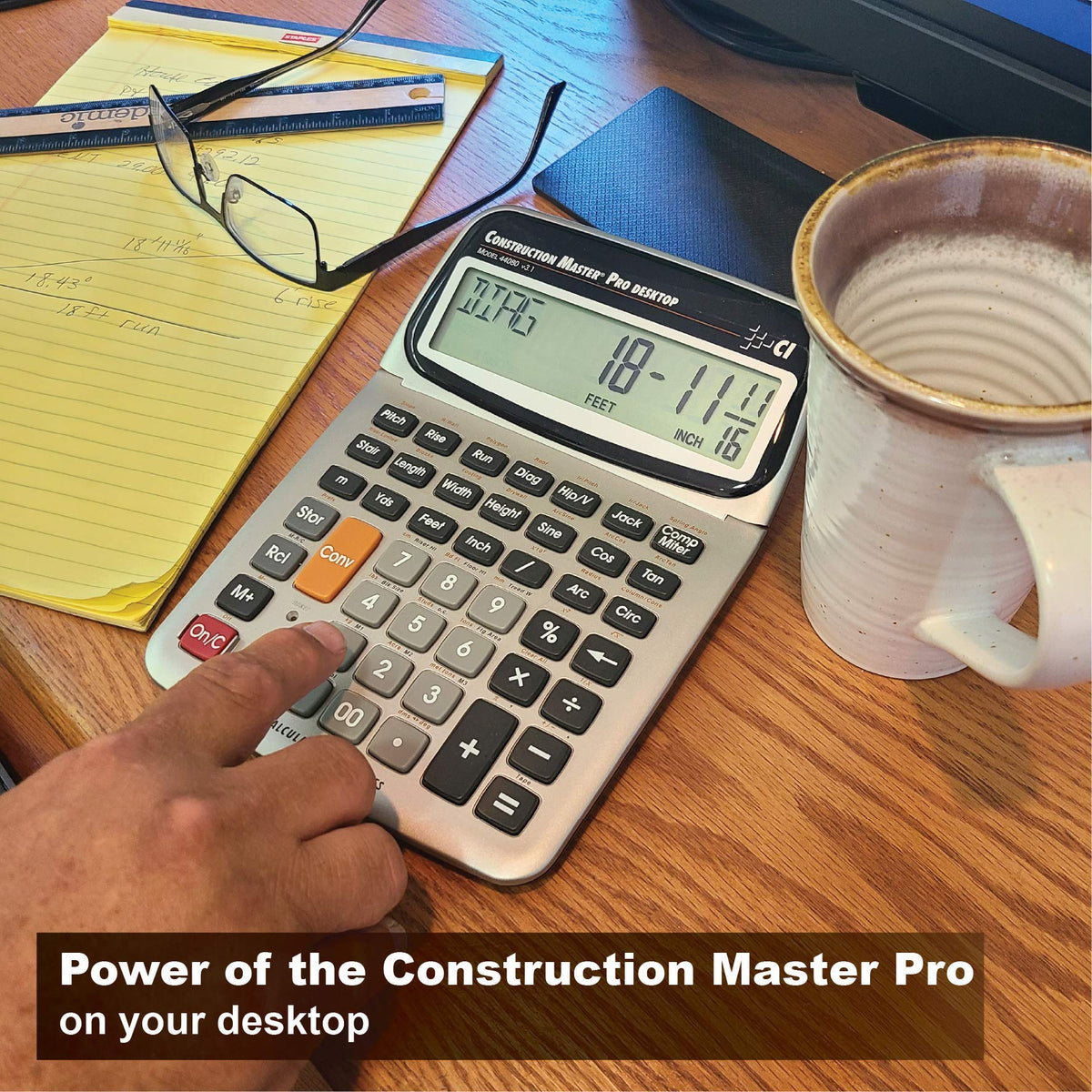 Calculated Industries Calculator 44080, 9 x 6.4 inch – view 3
