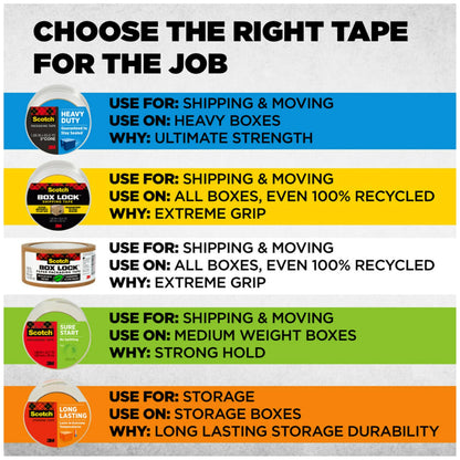 Scotch Adhesive Tapes 3850-4RD-6GC, 4 Rolls – view 10