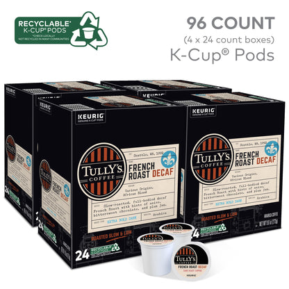 TULLY'S Coffee tuldecfr100, 24 Count (Pack of 4), 96 Count – view 2