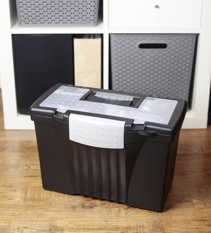 Storex Storage Box 61510U01C, 14.5 x 10.5 x 12 in – view 2
