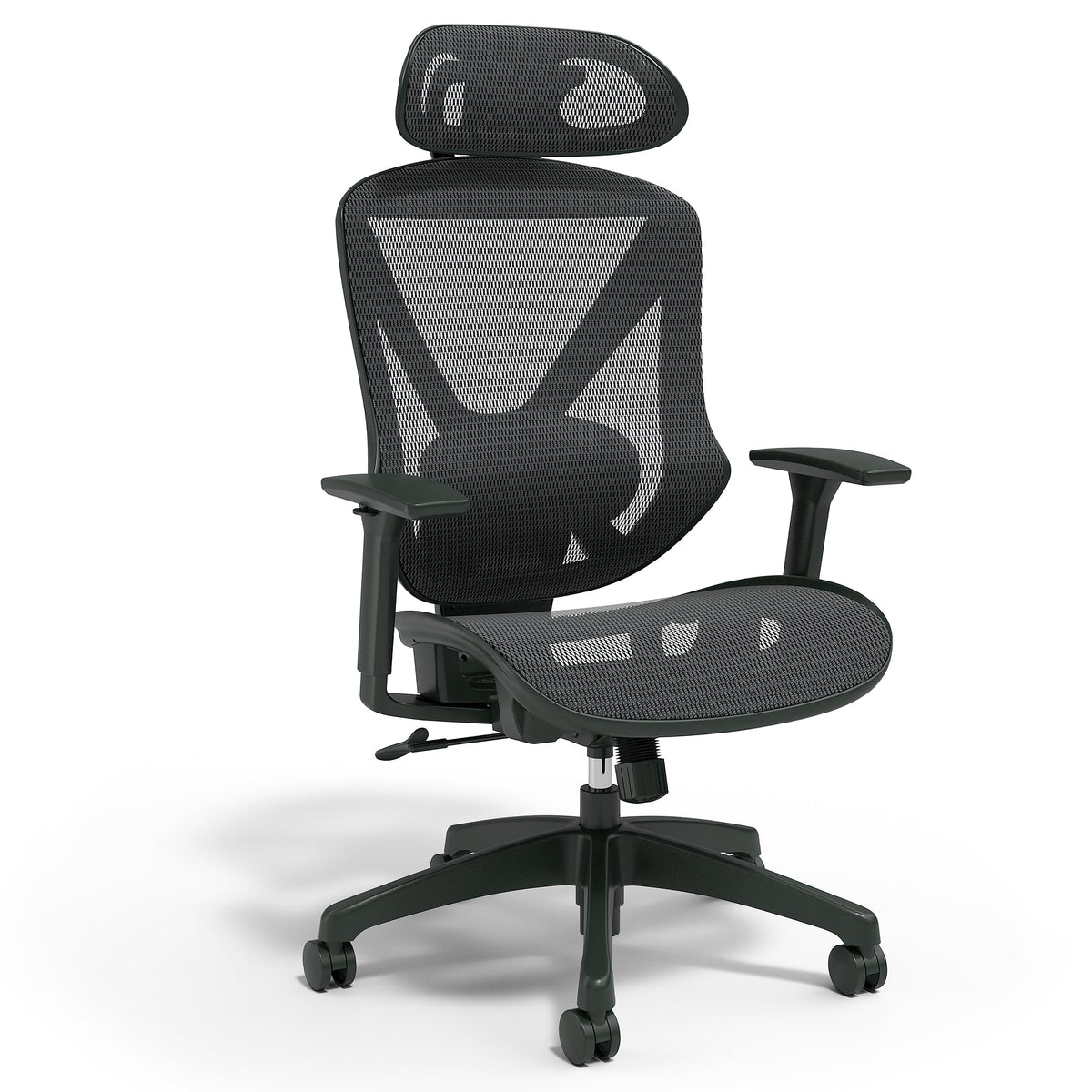 Staples Chair UN56946V-CCVS, 45.3"-50.8"H x 28.2"W x 28.6"D