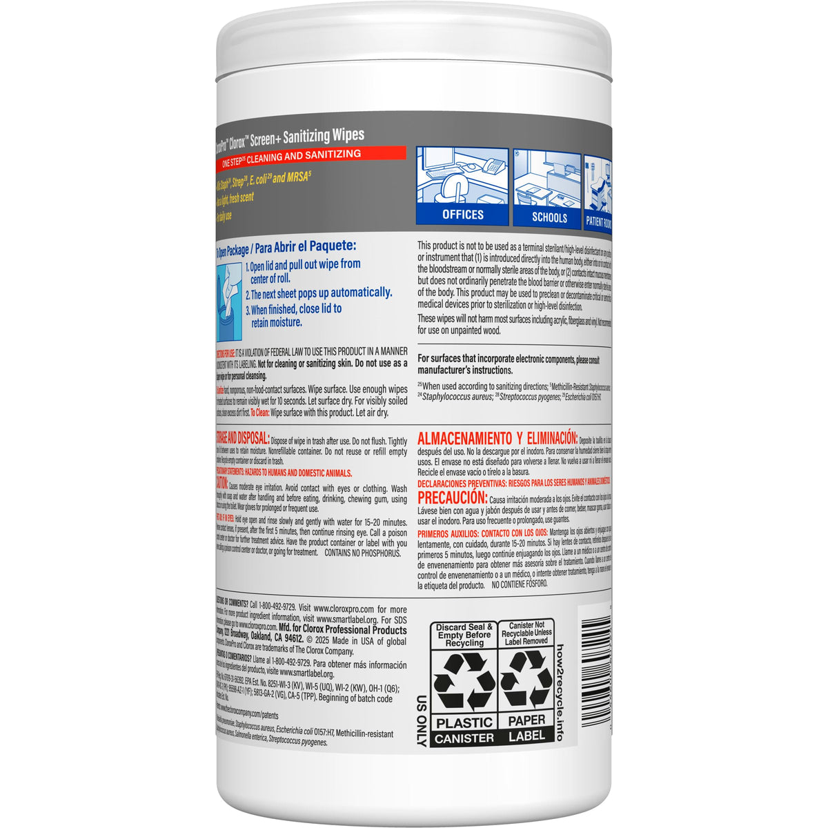 CloroxPro Surface Cleaning Wipe 66270, 75 Count (Pack of 6) – view 10