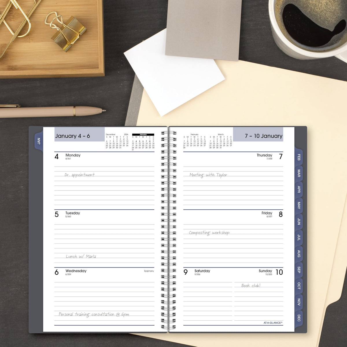 AT-A-GLANCE Planner GC20007, 5" x 8" – view 2