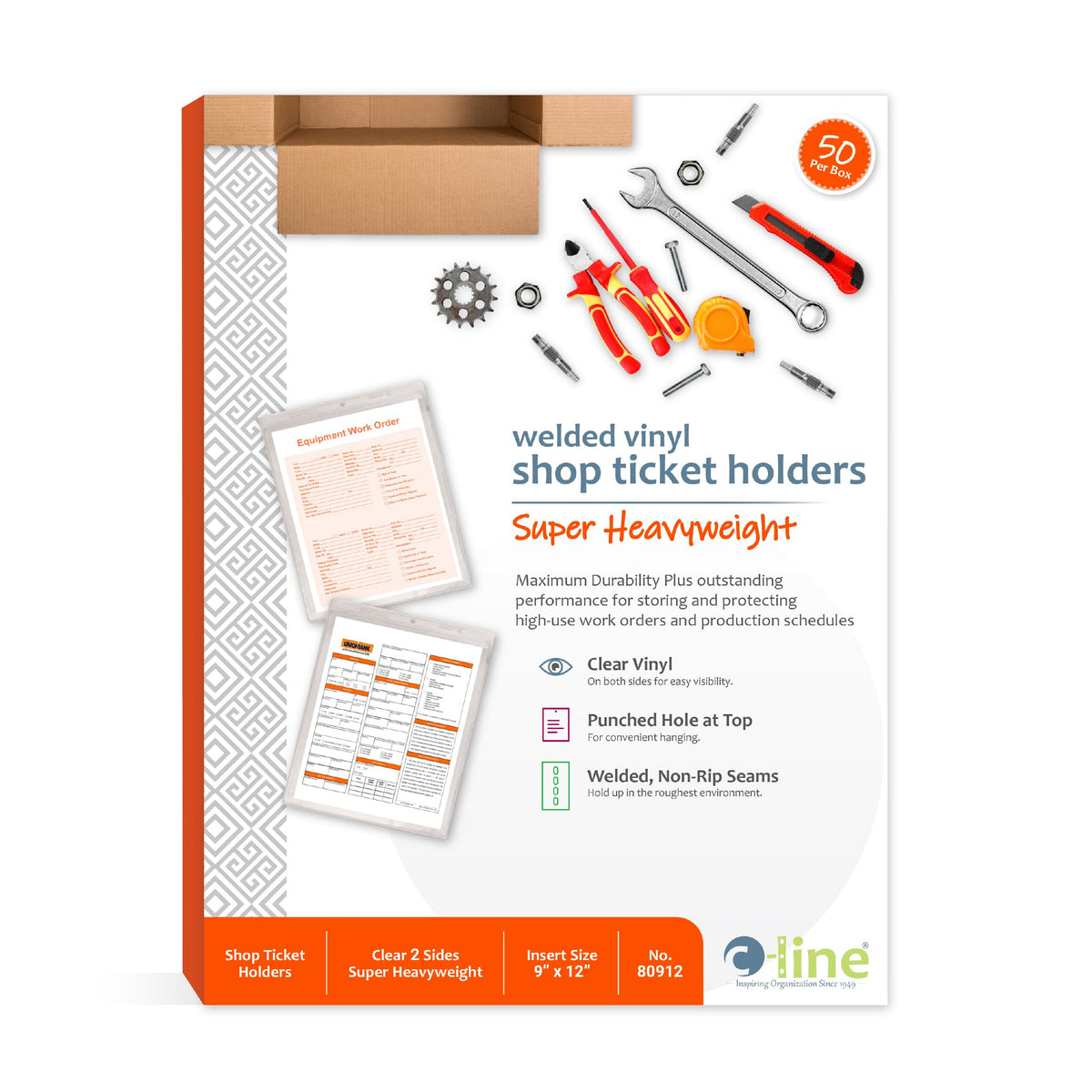 C-Line Card Document Sleeve 80912, 9 x 12-Inch, 50 Count – view 2