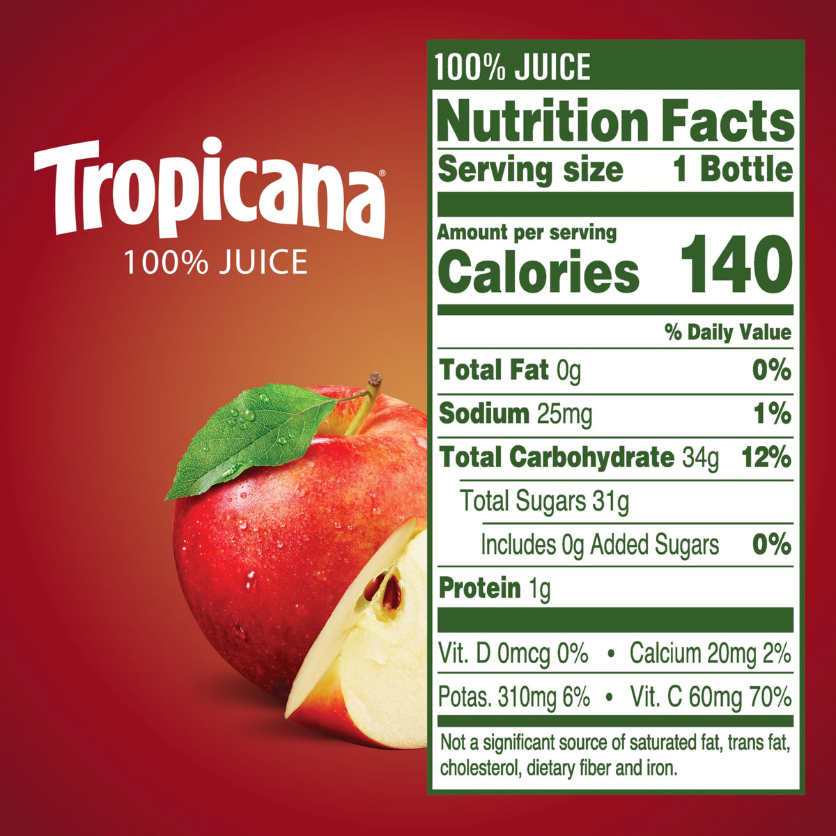 Tropicana Juice And Juice Drink QKR75717, 10 Fl Oz (Pack of 24) – view 2