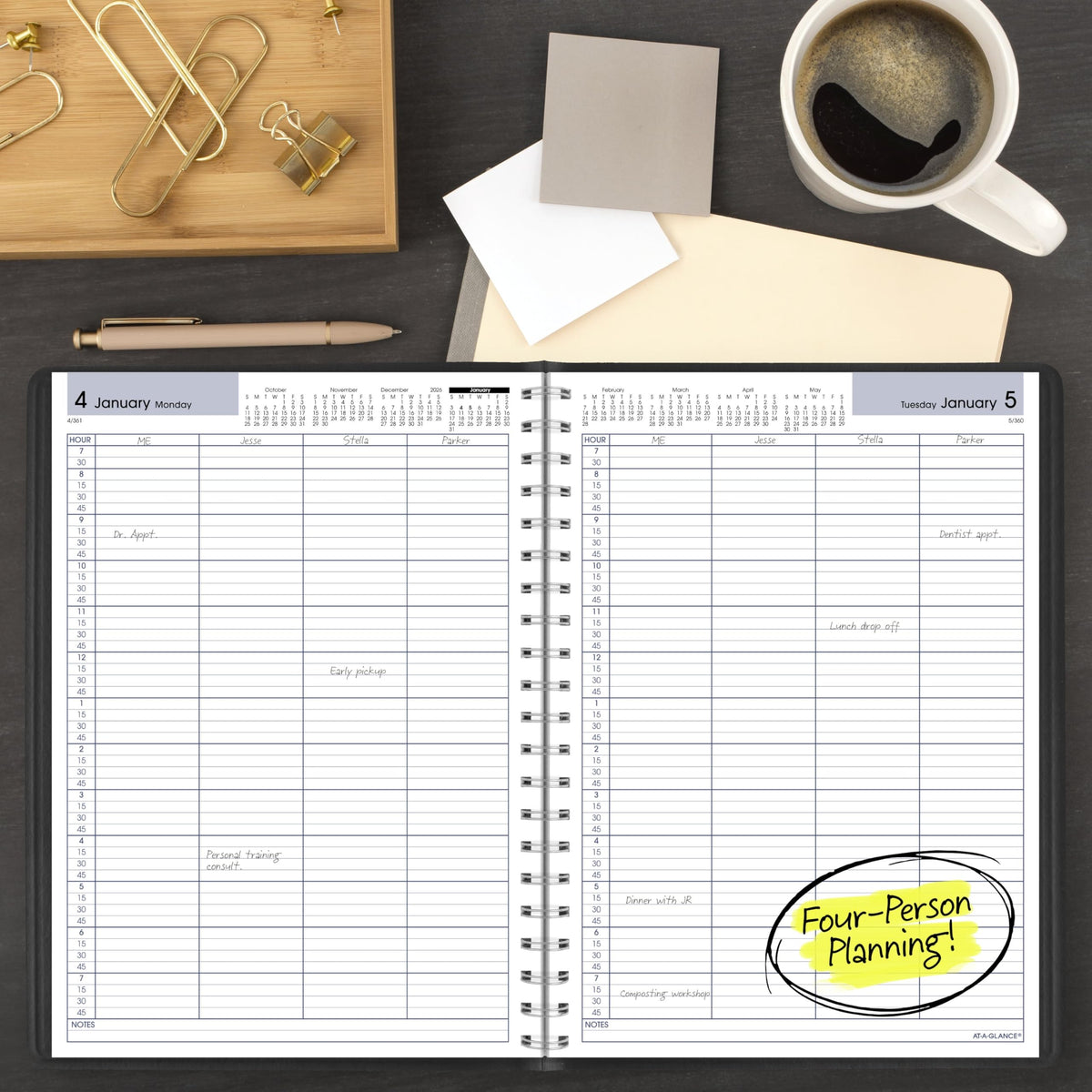AT-A-GLANCE Planner G56000, 8" x 11" – view 2